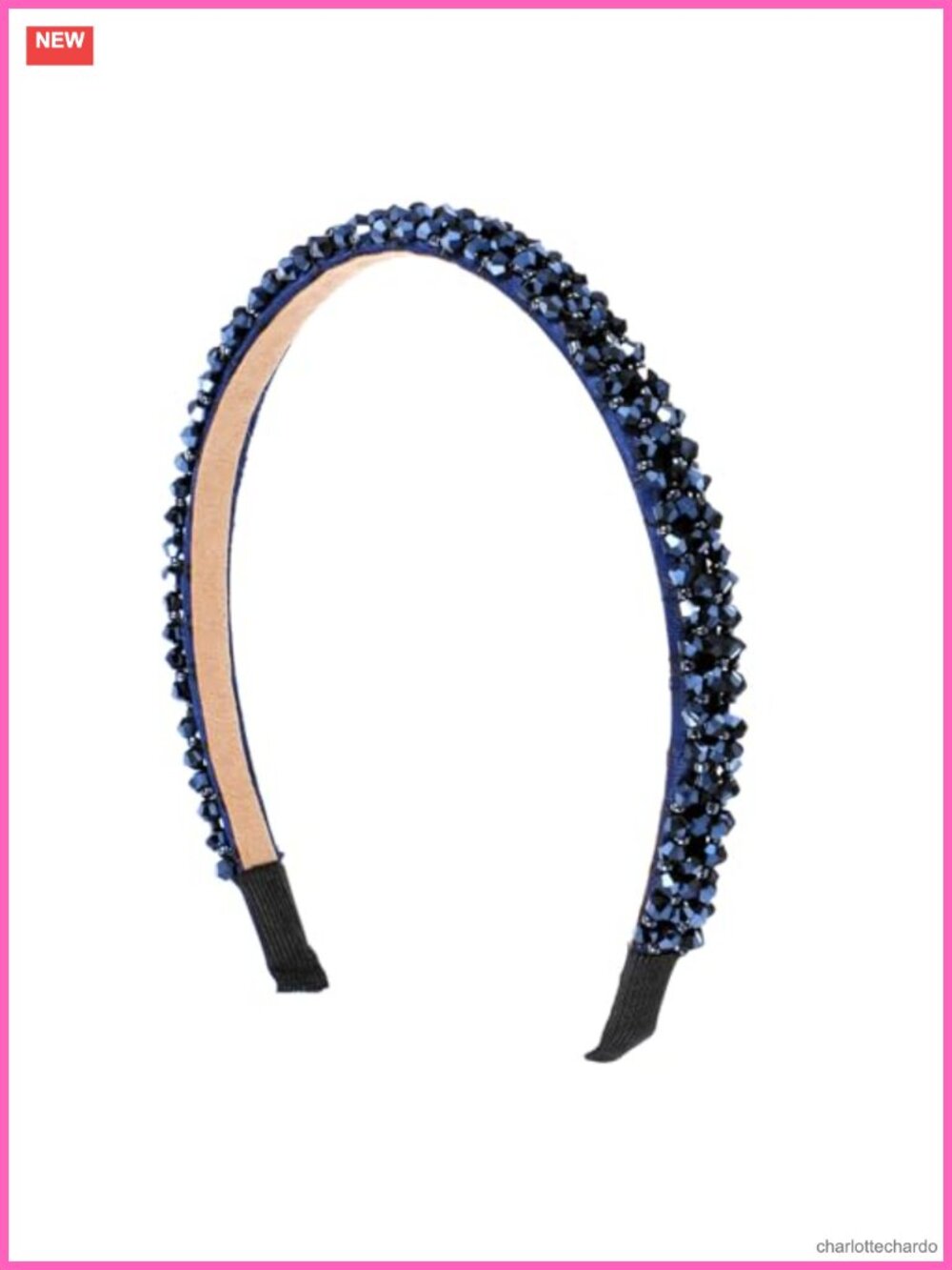 Crystal Rhinestone Padded Headband Zinc Alloy Imitation Crystal Hair Accessory